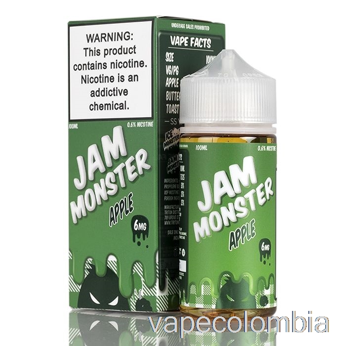 Kit Vape Completo Manzana - Jam Monster - 100ml 6mg
